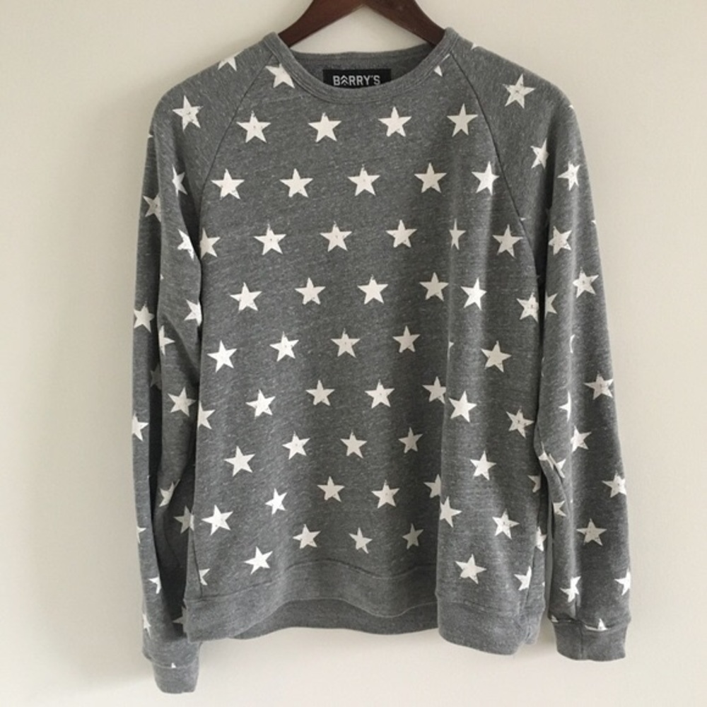 Barry’s boot camp star pullover size M